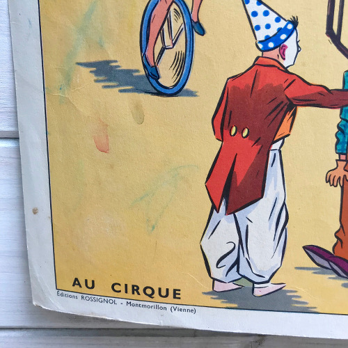 Affiche Rossignol Le cirque - Après la pluie