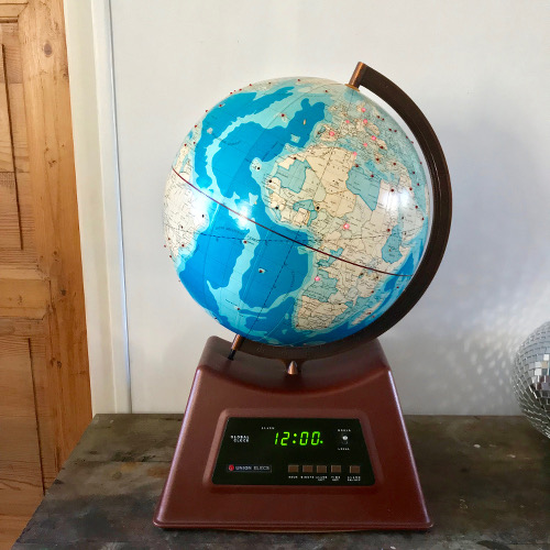Globe terrestre Global Clock Union Elecs