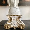 Vierge en biscuit et porcelaine