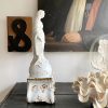 Vierge en biscuit et porcelaine
