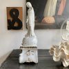 Vierge en biscuit et porcelaine