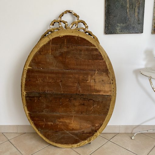 Grand miroir ovale