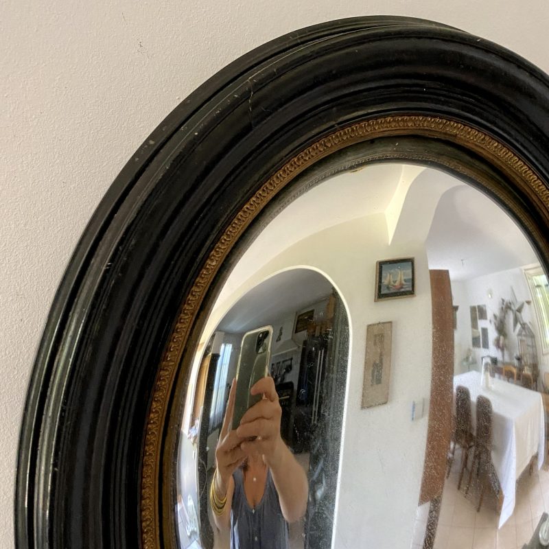 Miroir œil de sorcière Miroir Soleil avec oeil de sorcière Style Napoléon  III Miroir verre convexe Mirroir Soleil Bullseye -  France