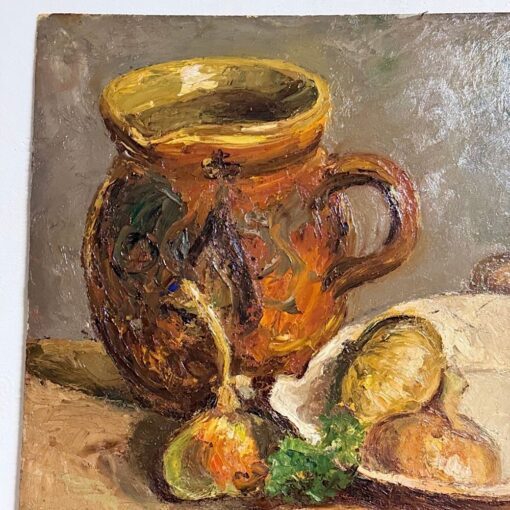 Nature morte Huile sur carton