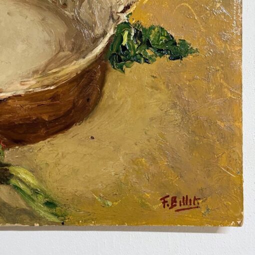 Nature morte Huile sur carton