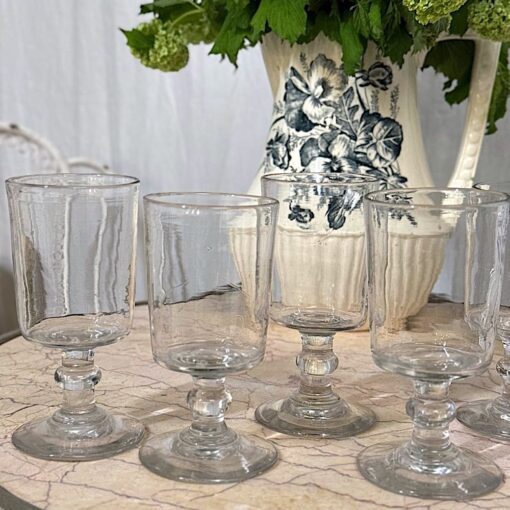 Verres soufflés bouche