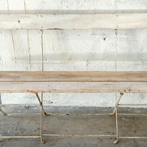 Banc de jardin pliant