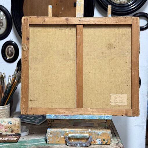 Huile sur toile la fenaison