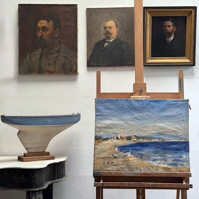 Huile sur toile La Plage